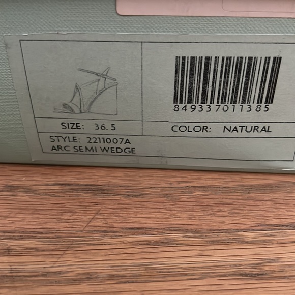 Maiyet Arc Semi Wedge Sandal 36.5 - Picture 11 of 11